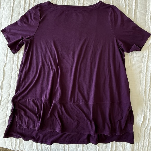 Eileen Fisher Tops - Eileen Fisher Tunic Top Women L Purple Casual Beachy Soft Comfort